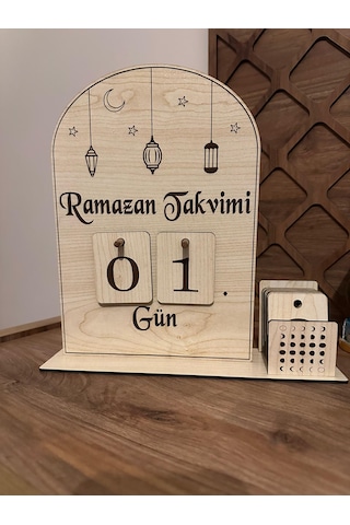 Ahşap Ramazan Takvimi