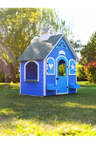 Mandu Ahşap Çocuk Oyun Evi (Playhouse) Bodrum