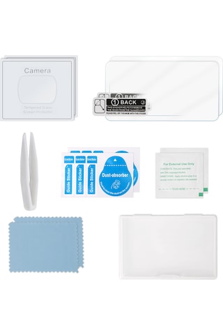 Yifomall Djı Osmo Pocket 3 İçin 9h Sertleştirilmiş Cam Ekran Ve Lens Koruyucu Film Seti - 2+2 Paket