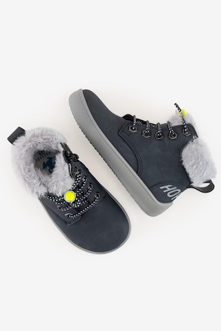 Hopfrög Furry Boots Lacivert Nubuk Barefoot Çocuk Botu Lacivert