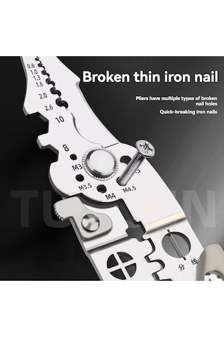 Tuosen Çok Fonksiyonlu Tel Soyma Elektrikçi Pense