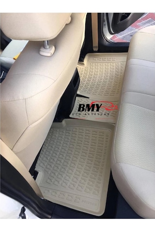 Rizline Volvo Xc-90 2002-2014 İle Uyumlu 3d Havuzlu Paspas Bej
