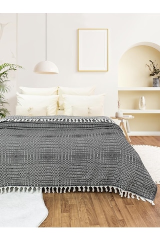 Battaniye Pamuk Riona 180x200 Cm Siyah