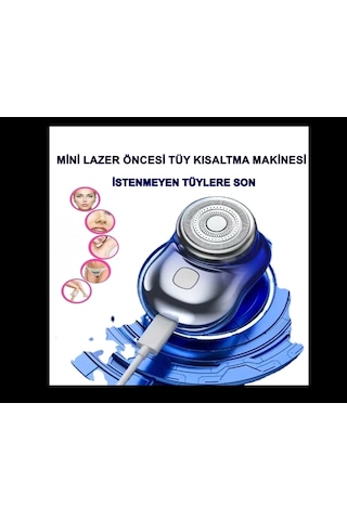 Gaman Mini Lazer Epilasyon Öncesi Tüy Kısaltma Tıraş Makinesi