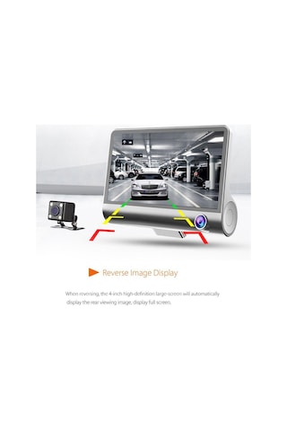 Kingboss Fhd 4" Ekran 1080p 3 Kameralı Araç İçi Güvenlik Kamerası