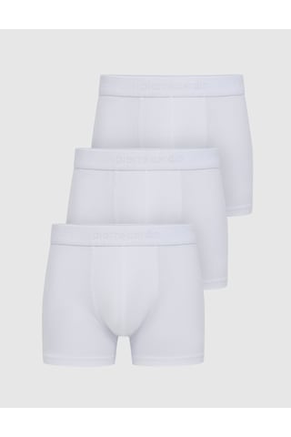 Pierre Cardin Beyaz Modal Karışımlı 3'lü İç Giyim Boxer Set 50332479-600