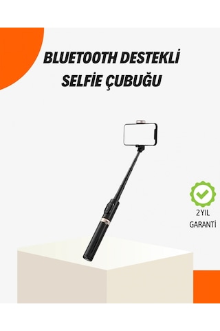 Bluetooth Lu Işıklı Selfie Çubuğu Katlanabilir, 130 Cm Çok Renkli