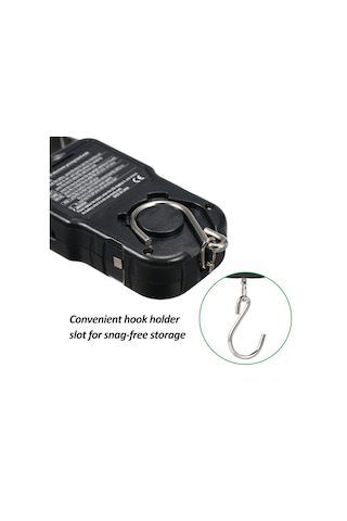 Konesam 50kg Taşınabilir Dijital Kanca Terazi - Balıkçılık, Seyahat Ve Alışveriş İçin Pratik Ölçüm Aleti