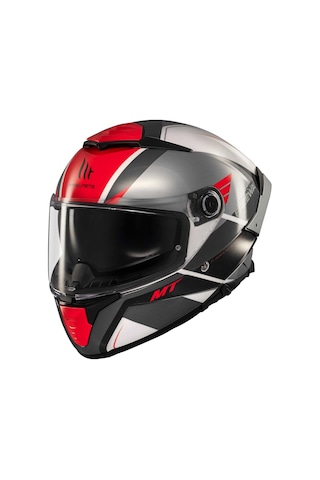 Mt Thunder 4 Sv Freeway A5 Parlak Gri Kapalı Kask Renkli
