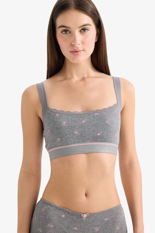 Defacto Dantel Detaylı Kapsız Pedsiz Balensiz Bralet G6403ax26spgr371 Gri-gr371