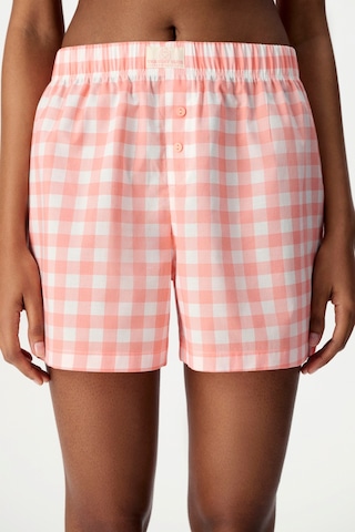 Penti Pembe Cozy Club Gingham Pamuklu Şort Pijama Altı Pn27