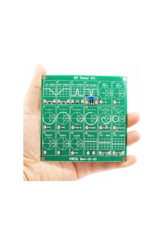 Rf Demo Kit Smith Chart Pcb Rf Devre Filtre Test Eğitim Analiz Kartı Swr Empedans Uyumu Attenuator