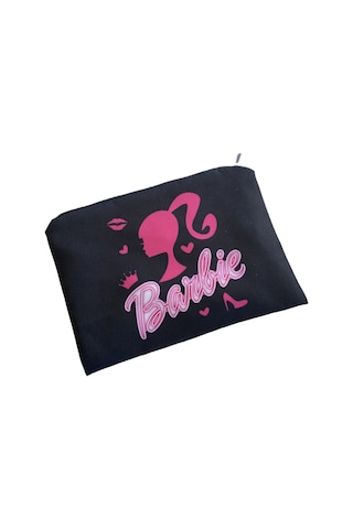 Schulzz Barbie Silhouette Clutch Çok Amaçlı Makyaj Çantası 15 X 2 Siyah