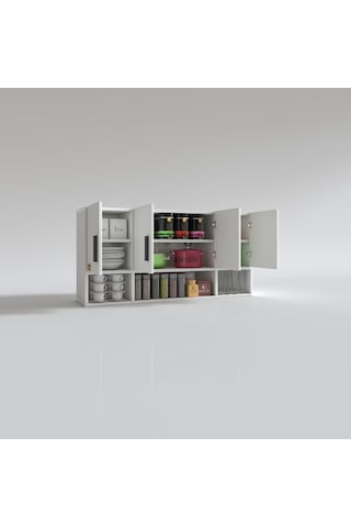 Kenzlife hazır mutfak severus byz 060*120*22 mutfak banyo dolabı kapaklı raflı