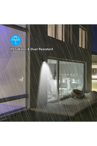 Besthome1 Güneş Enerjili Bahçe Işığı - Beyaz 19 Led - Ip65 Koruma - 8-10 Hrs Çalışma - Tekli Paket