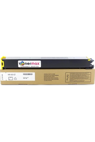 Tonermax Sharp Mx-60Gtya Sarı Uyumlu Toner / Mx-3050/3550/4050/5050