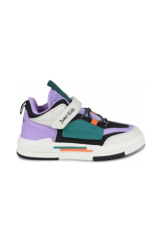 Jump 31093 Çocuk Sneaker Spor Ayakkabı Siyah - Mor