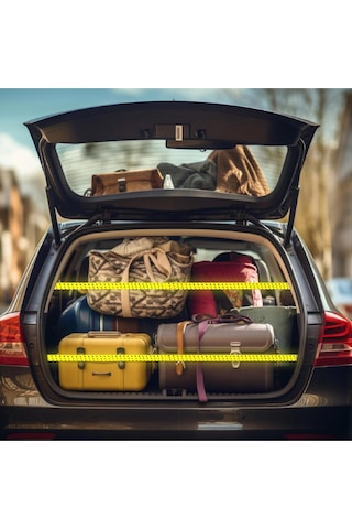 Süper Esnek Gergi Lastiği - 2 Metreye Kadar Esner Bagaj Tavan