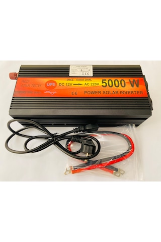 Akü Şarj Eder. 5000 Watt Tam Sinüs Ups İnverter 12-220 Çevirici