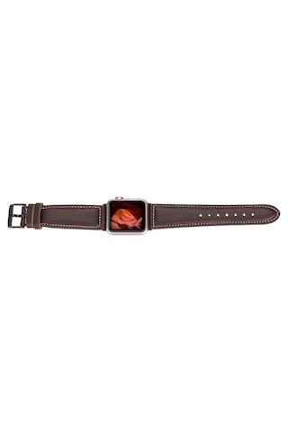 Apple Uyumlu Watch Deri Kordon 42-44-45mm Nm1-as3 Kahve