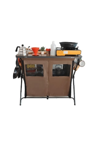 Campout Çift Kapılı Kamp Mutfağı