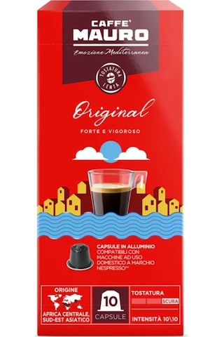 Caffe Mauro Original Nespresso Kapsül Kahve 40 Kapsul Kapsül Kahve