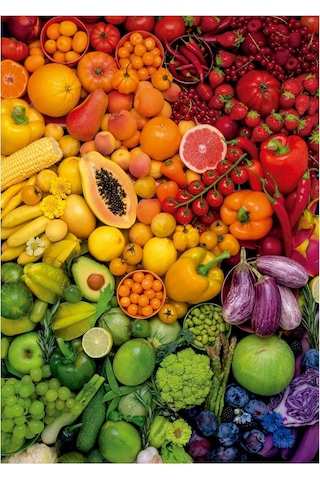 Educa Puzzle 20178 - 1000 Parça Renkli Vitamin - Colorful Vitamines