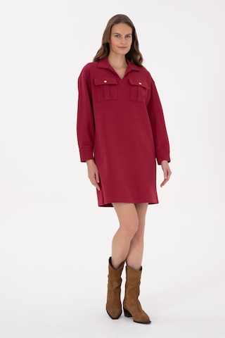 U.s. Polo Assn. Kadın Elbise Örme 50318191-vr104 Koyu Frambuaz/dark Raspberry