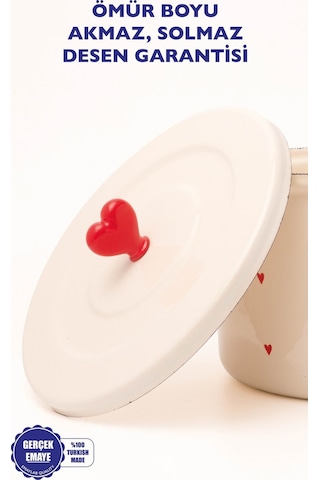 Cupid 20 Cm Emaye Tencere 3 Litre Bej
