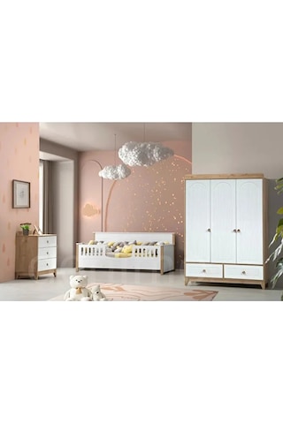 Aymini Strada Bebek Odası Takımı Beyaz