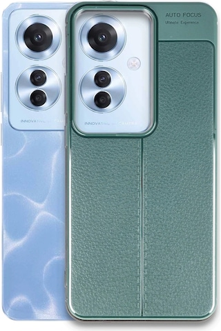 Newface Oppo Reno 11f Kılıf Auto Focus Kapak - Semeglbl - 56 Koyu Yeşil
