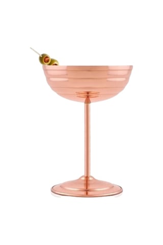 Turna Bakır Zo-Martini Kadeh Düz 250 ML Kırmızı Turna0483-1
