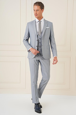 Efor Tk 903 Slim Fit Gri Klasik Takım Elbise Gri