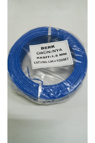 1.5 Mm Nya Mavi Tam Kesit Cca Kablo