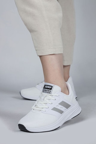 Jump 29964 Phlon Hafif Taban Bağcıklı Unisex Spor Ayakkabı Beyaz Beyaz