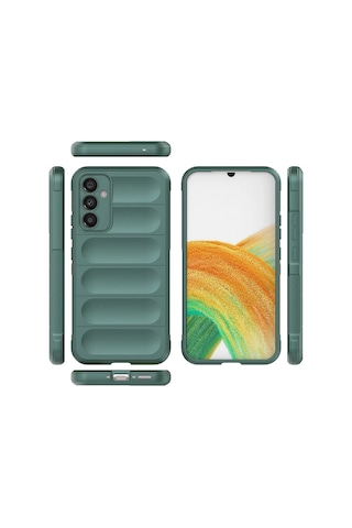 Newface - 980 - Samsung Galaxy Uyumlu A05s Kılıf Optimum Silikon - - Csmo-tex - Koyu Yeşil