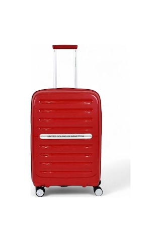 Benetton 60 Cm Kırmızı Unisex Orta Boy Valiz 14bnt1000-02 Kırmızı