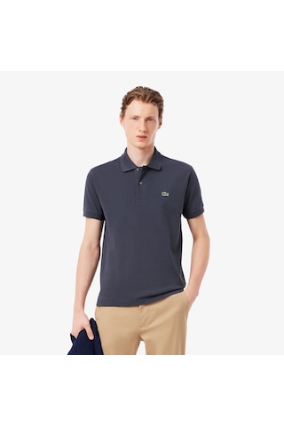 Lacoste Geniş Beden Erkek Polo T-shirt Koyu Antrasit