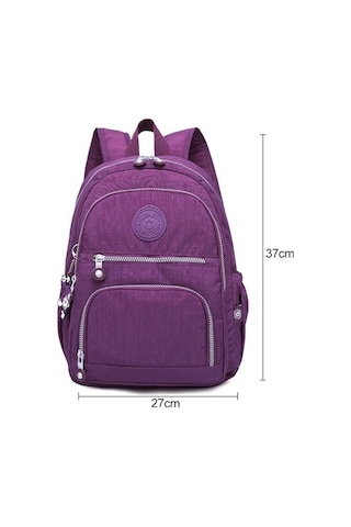Tongxida Genç Kızlar İçin Sırt Çantası, Kadın Dizüstü Bilgisayar Çantası, 27x13x37cm, T1368 Mor Diğer Diğer