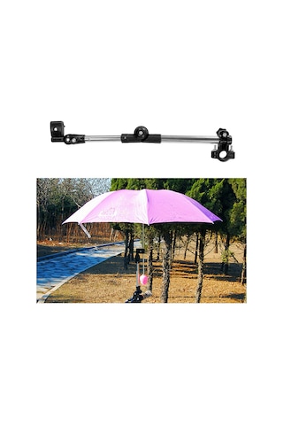 Dianziye Elektrikli Bisiklet Şemsiye Tutucu, Dayanıklı Paslanmaz Çelik, Abs Malzeme, Dağ Bisikleti Yolları İçin, Güneş Ve Yağmur Koruması