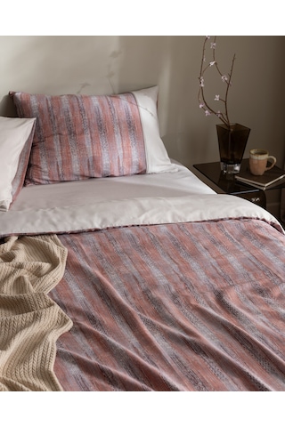 Clarette Tek Kişilik %100 Pamuk Madame Coco Crep Baskılı Nevresim Takımı - Renkli 8684427182277 Çok Renkli