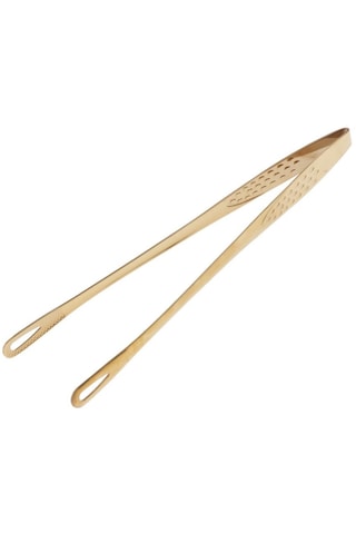 Homyl Paslanmaz Çelik Mutfak Maşası Pişirme Izgara Altın Altın