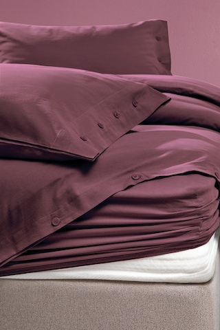 Yataş Bedding Plain Çift Kişilik XL Ranforce Yıkamalı Nevresim Takımı - Mürdüm