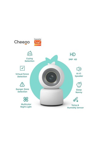 Cheego 3mp Hd Akıllı Kameralı Ve Sesli Bebek Monitörü