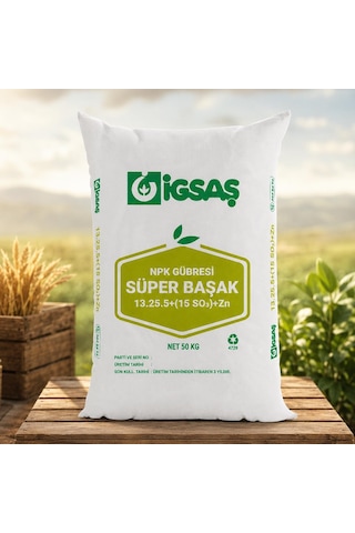 İgsaş Süper Başak Çinkolu Taban Gübresi 50 Kg 50 G