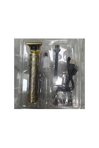 Şarjlı Sakal Tıraş Makinesi Kuru Kullanım Altın Renk 1-3 Başlık 2 Yıl Garantili - 50 Hz Frekans