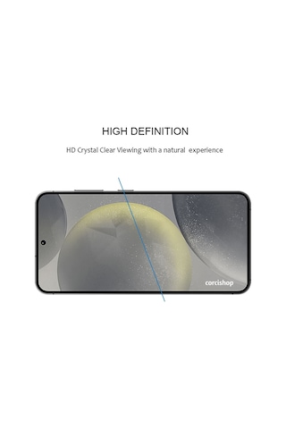 Samsung Galaxy S25+ Plus 5g Uyumlu Ekran Koruyucu Temperli Kırılmaz Cam Parmak İzi Okur