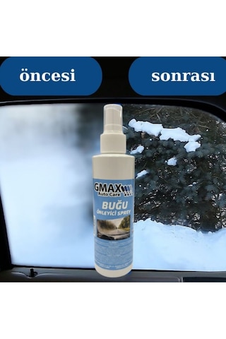 Buğu Önleyici Sprey 200ml Cam Yüzeyde Buğulanmayı Önleyen Koruyucu Tabaka Oluşturan Formül Gmax Gold Serisi Glz02005099