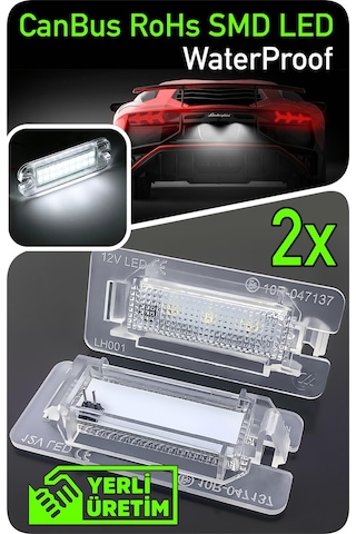 Skoda Enyaq Kamıq Karoq Kodıaq Scala Canbus Led Plaka Aydınlatma Ledi Lambası Led Edition