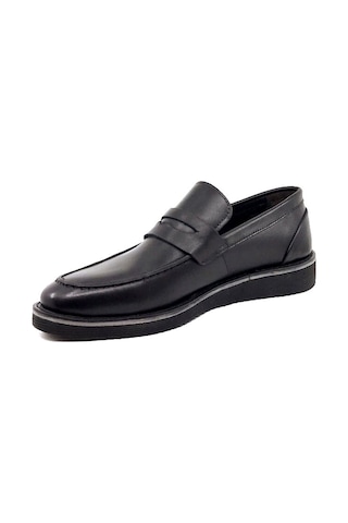 Castle Black 31277-1 Siyah Deri Günlük Erkek Casual Ayakkabı Siyah